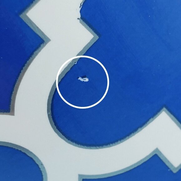 4-Piece Frework Bathroom Set Blue Waste Basket Lotion Tooth Brush Holders S Hook - Picture 10 of 11